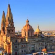 Aerial View Of Guadalajara Cathedral In Mexico